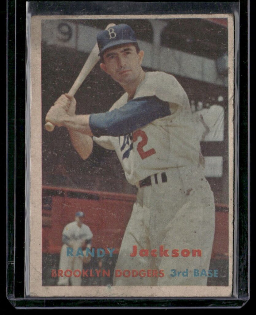 1957 Topps Baseball #130 Ransom J. Jackson, Jr.