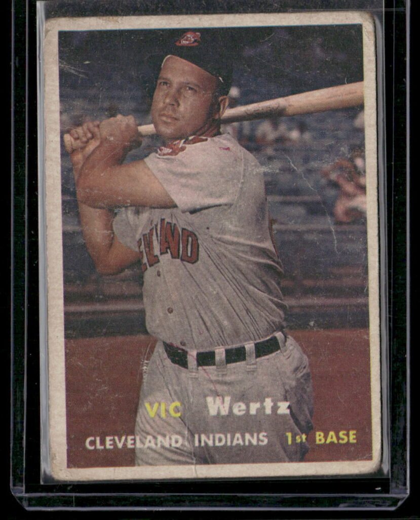 1957 Topps Baseball #78 Victor W. Wertz