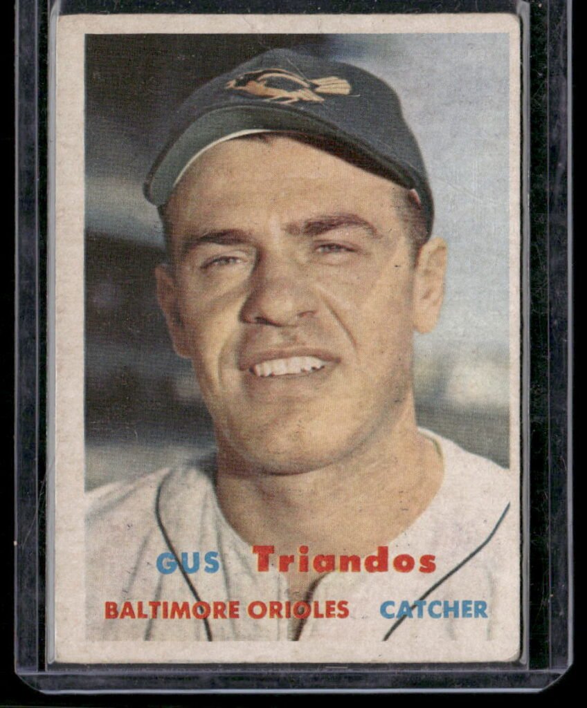 1957 Topps Baseball #156 Augustus Triandos