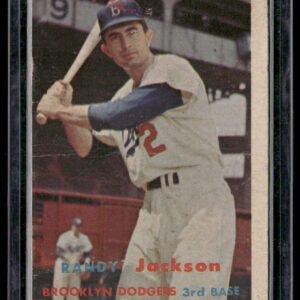 1957 Topps Baseball #190 Ransome J. Jackson, Jr.