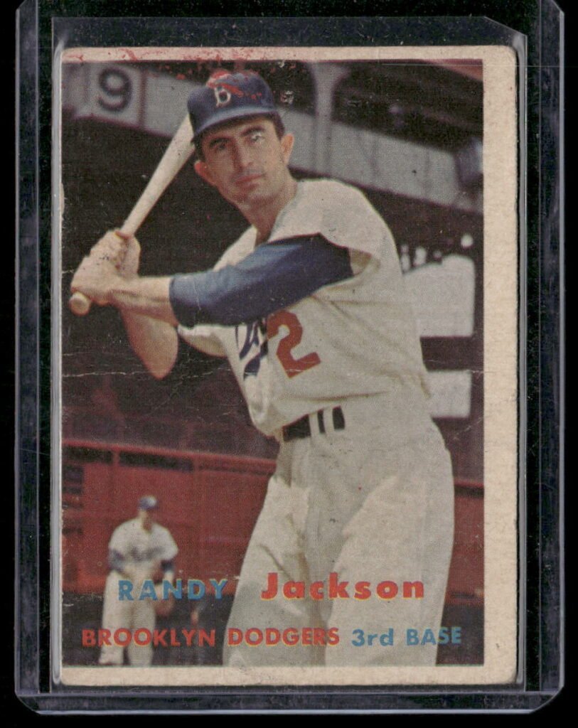 1957 Topps Baseball #190 Ransome J. Jackson, Jr.