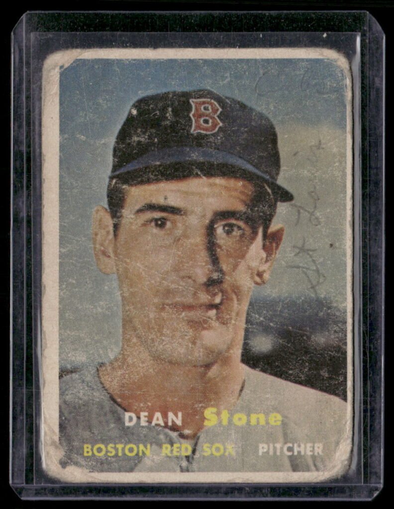 1957 Topps Baseball #381 Arrah Dean Stone
