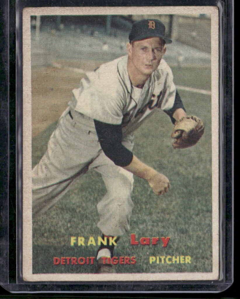 1957 Topps Baseball #168 Frank S. Lary