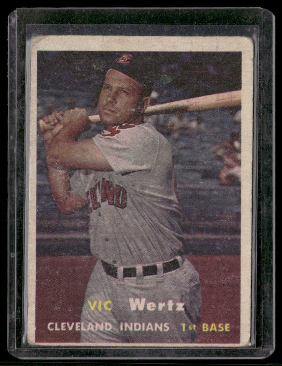 1957 Topps Baseball #78 Victor W. Wertz