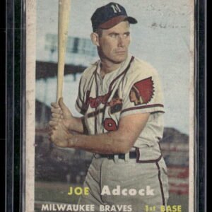 1957 Topps Baseball #117 Joseph W. Adcock