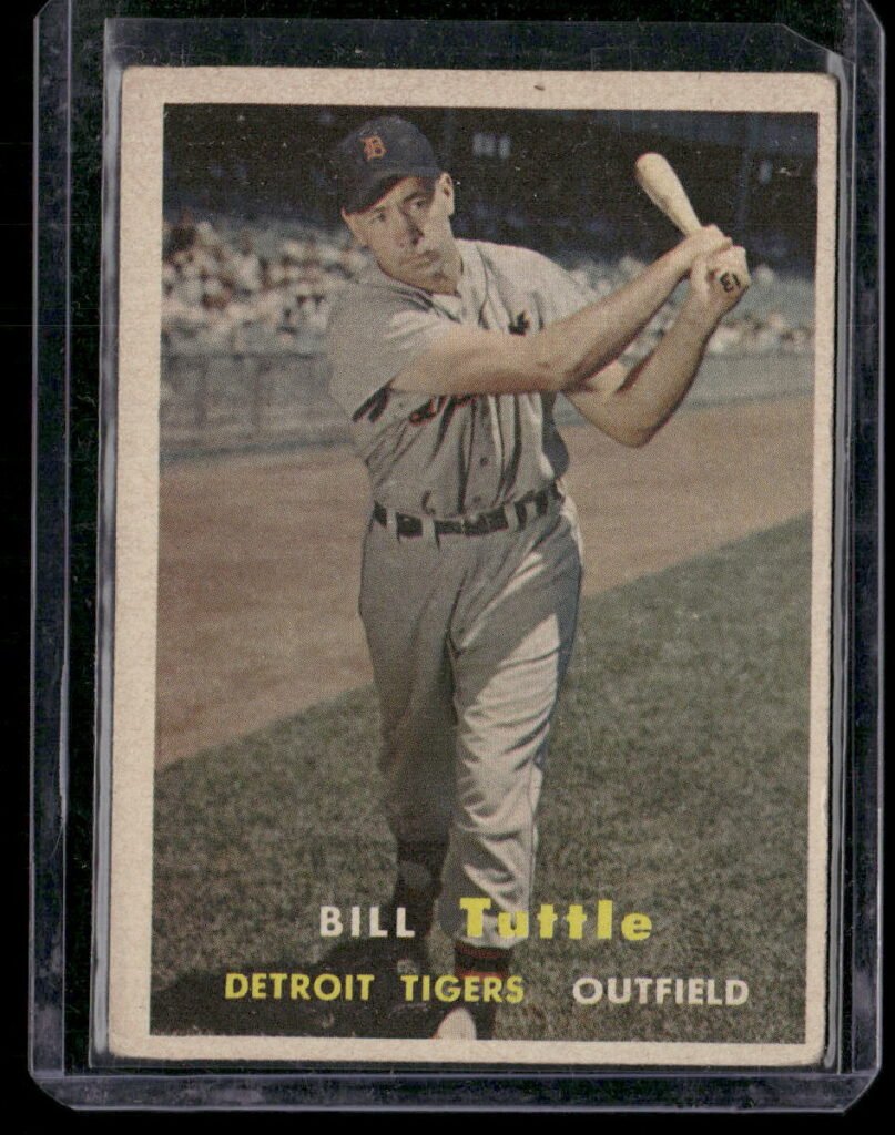 1957 Topps Baseball #72 William R. Tuttle