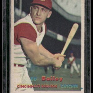 1957 Topps Baseball #128 Lonas Edgar Bailey