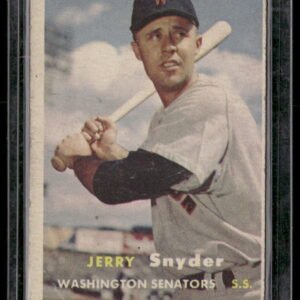 1957 Topps Baseball #22 Gerald G. Snyder