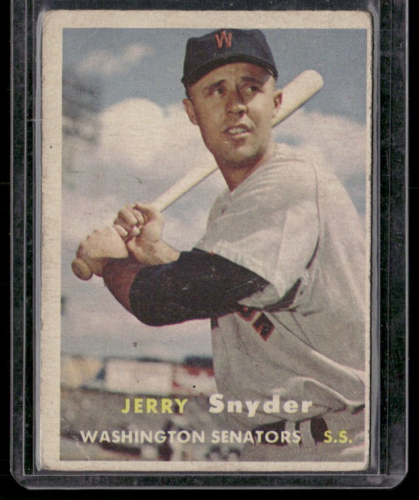 1957 Topps Baseball #22 Gerald G. Snyder