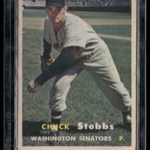 1957 Topps Baseball #101 Charles K. Stobbs