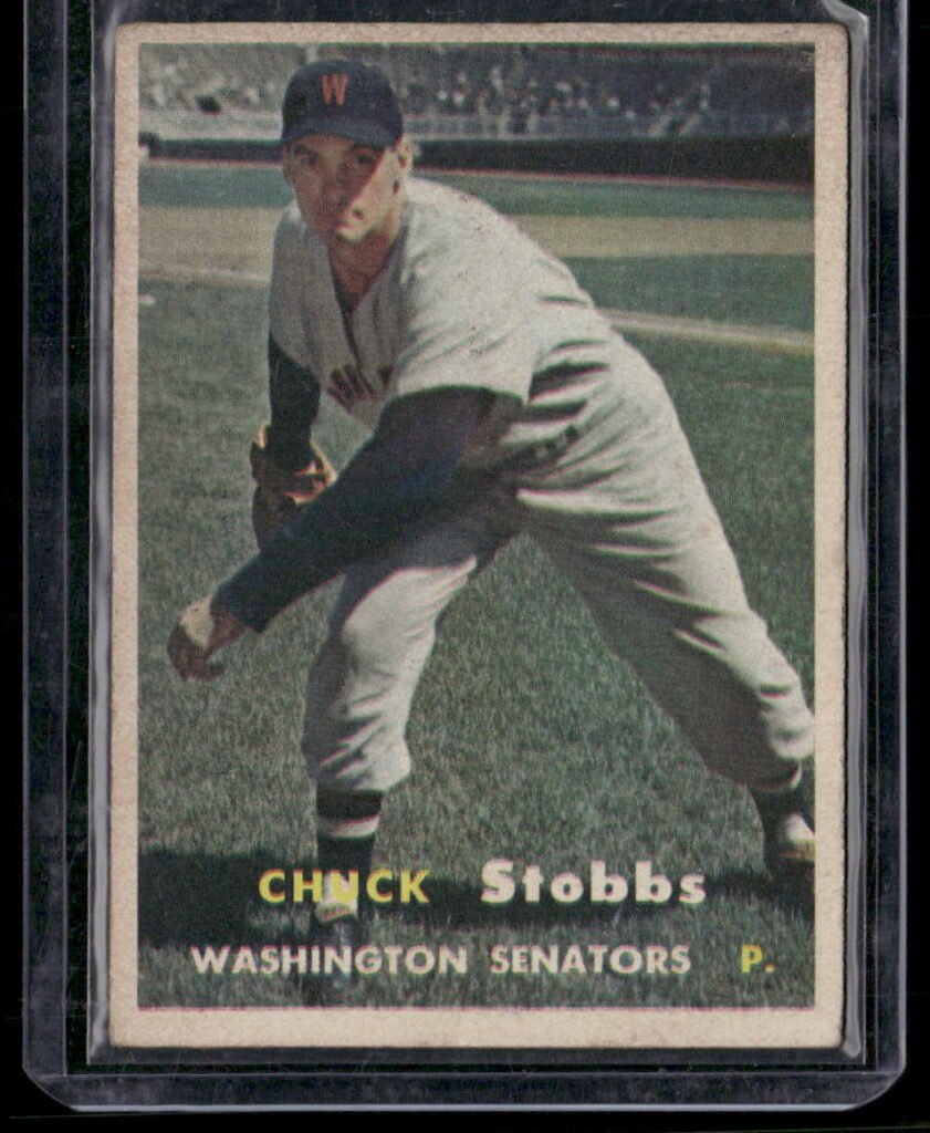 1957 Topps Baseball #101 Charles K. Stobbs