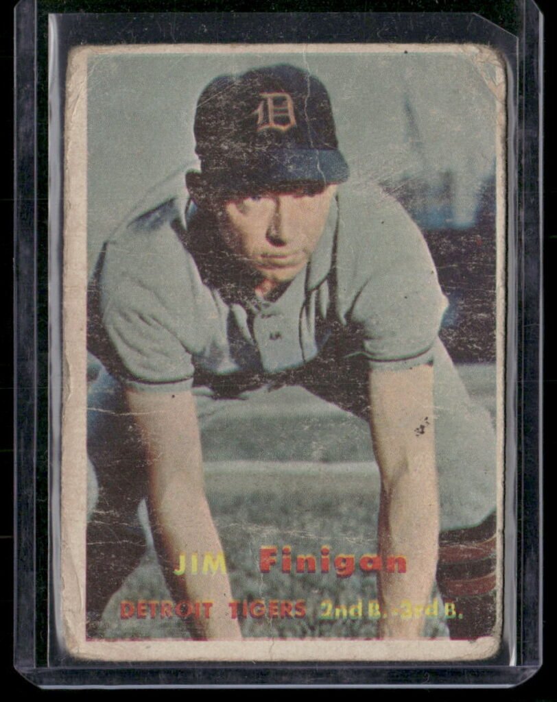 1957 Topps Baseball #248 James L. Finigan