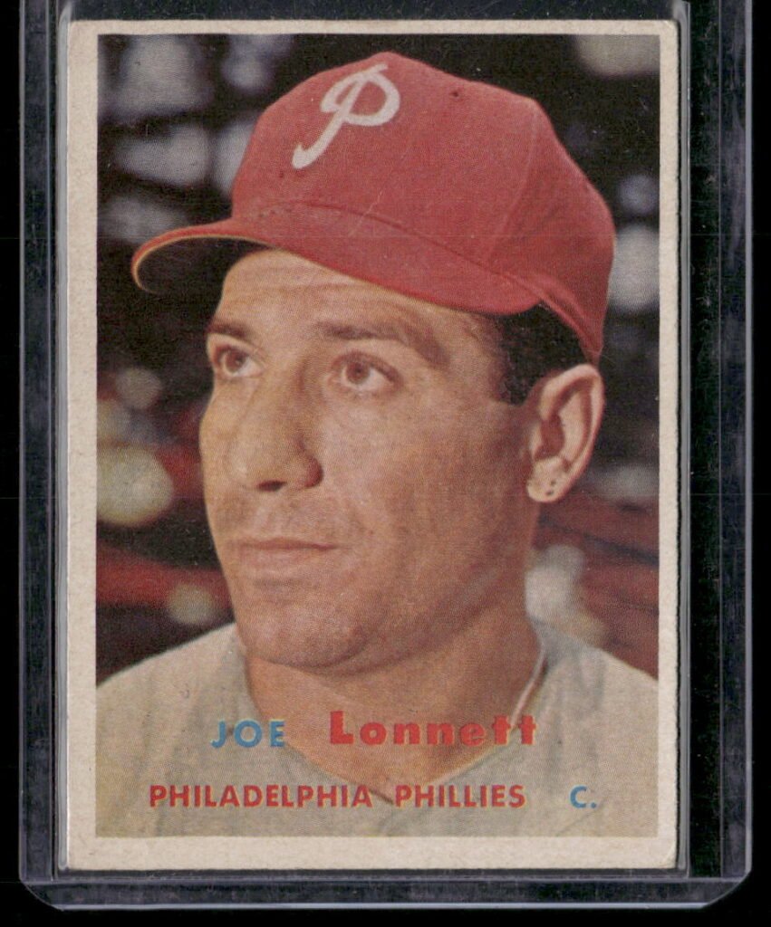1957 Topps Baseball #241 Joseph P. Lonnett