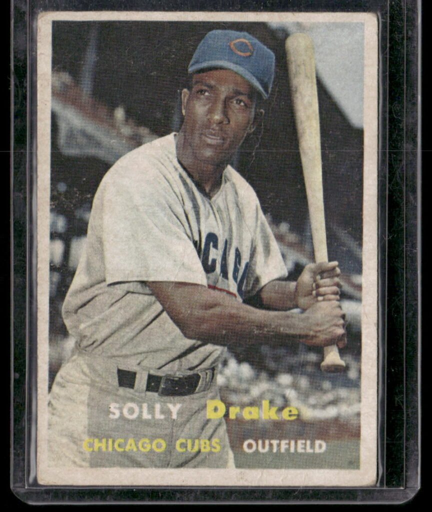 1957 Topps Baseball #159 Solly Drake