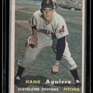 1957 Topps Baseball #96 Henry J. Aguirre