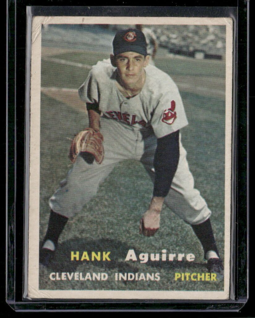 1957 Topps Baseball #96 Henry J. Aguirre