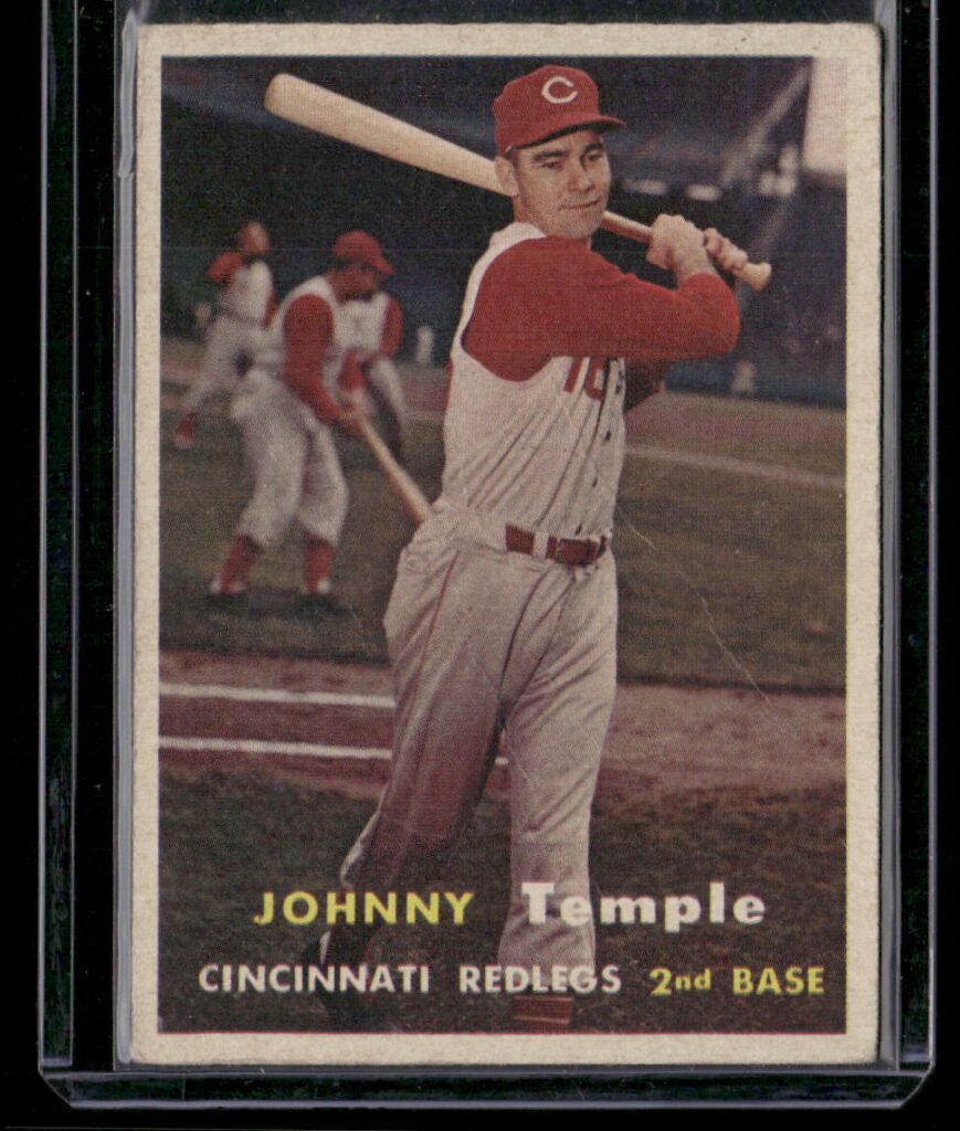 1957 Topps Baseball #9 John E. Temple