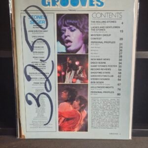 GROOVES Magazine (Coverless) February 1979 Bob Seager - Rolling Stones - Mick Jagger