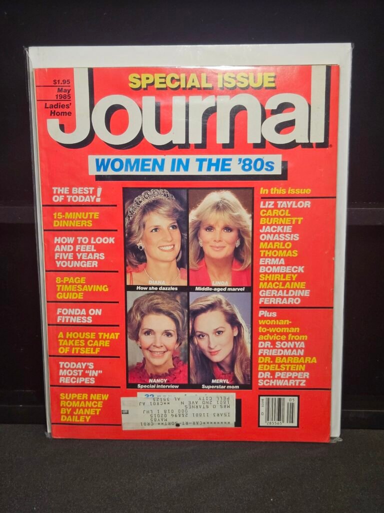 JOURNAL Magazine May 195 Princess Dianna Nancy Reagan Meryl Streep Linda