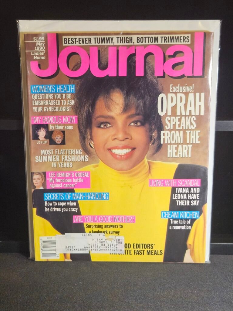 LADIES HOME JOURNAL Magazine May 1990 Oprah Winfrey Lucille Ball Elizabeth Taylor Lee Remick