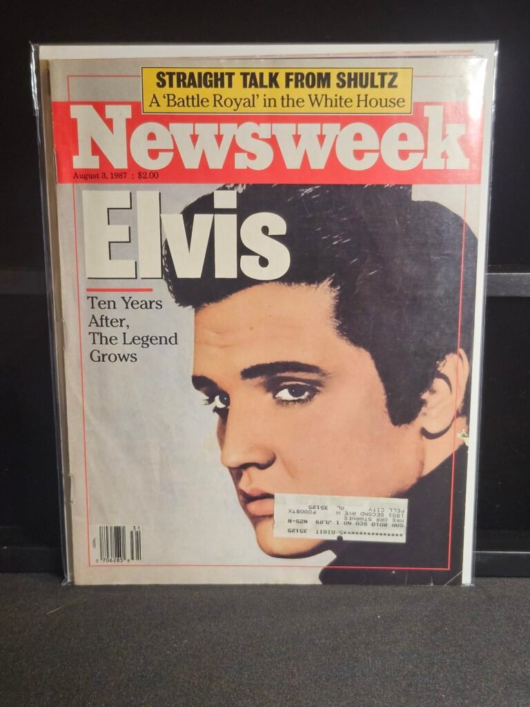 NEWSWEEK Magazine August 1987 Elvis Presley