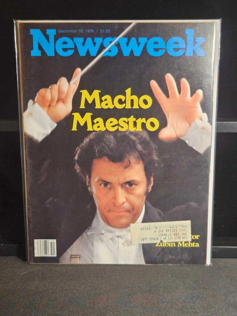 NEWSWEEK Magazine December 1978 Zubin Mehta