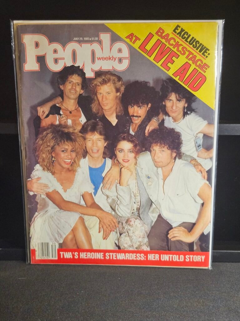 PEOPLE Magazine July 1985 Tina Turner - Madonna - Mick Jagger -Bob Dylan - Richards