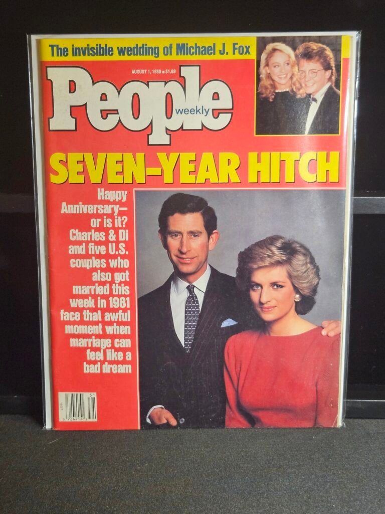 PEOPLE WEEKLY Magazine August 1988 Princess Dianna Prince Charles Michael J Fox Tracy Pollan