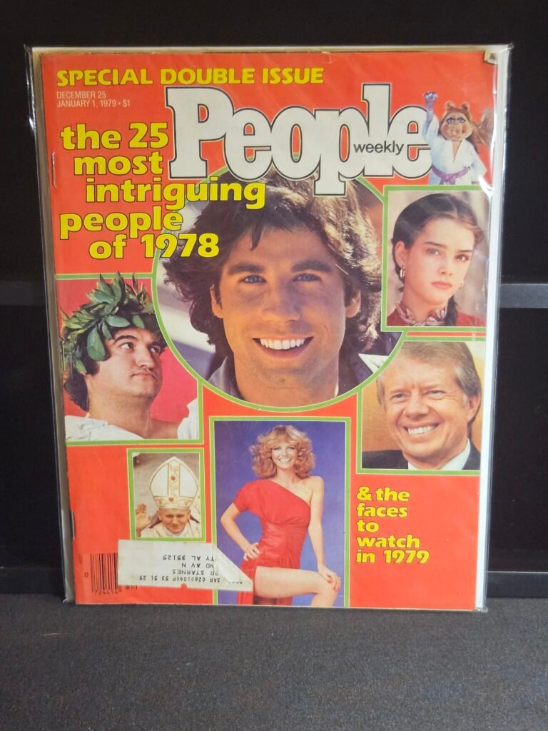 PEOPLE WEEKLY Magazine December 1979 John Travolta John Belushi Cheryl Tiegs Jimmy Carter Pope John Paul II
