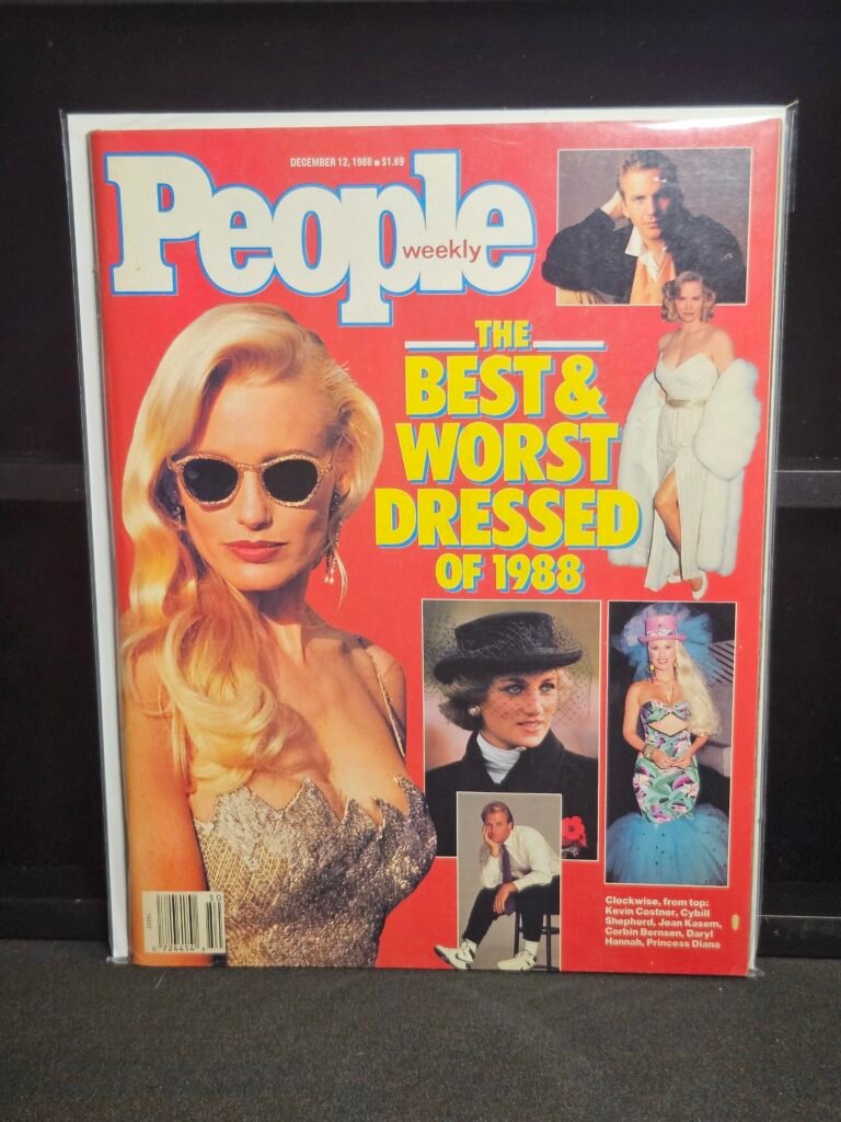 PEOPLE WEEKLY Magazine December 1988 Princess Dianna Kevin Costner Cybill Shepherd Jean Kasem Corbin Bernsen Daryl Hannah