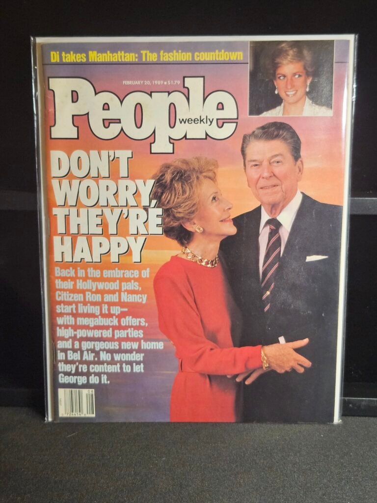 PEOPLE WEEKLY Magazine February 1989 President Ronald Reagan Nancy Reagan Princess Dianna