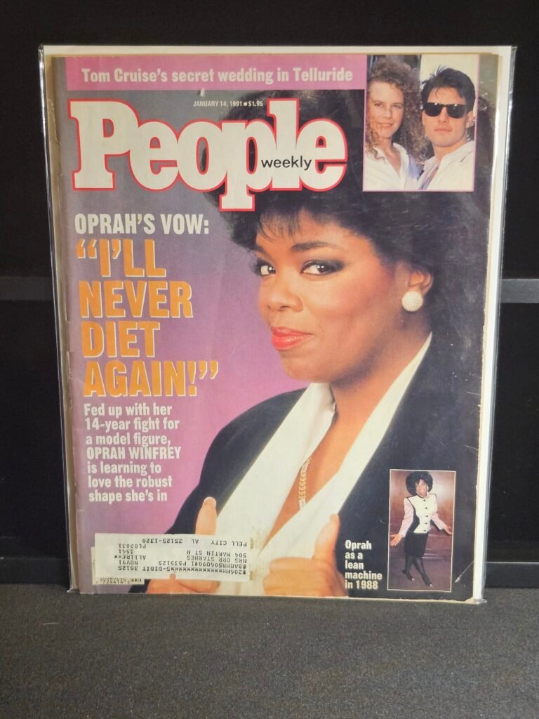 PEOPLE WEEKLY Magazine January 1991 Oprah Winfrey Tom Cruise Nicole Kidman