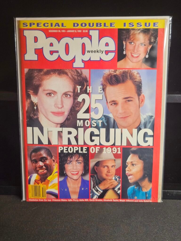 PEOPLE WEEKLY Magazine January 1992 Princess Dianna Luke Perry Anita Hill Garth Brooks Magic Johnson Julia Roberts