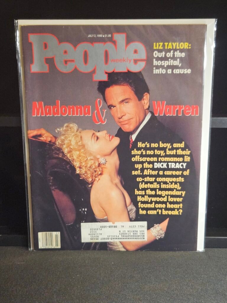 PEOPLE WEEKLY Magazine July 1990 Madonna Warren Beatty