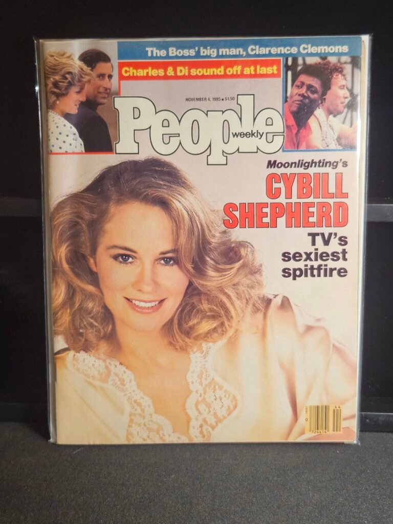 PEOPLE WEEKLY Magazine November 1985 Cybill Shepherd Princess Dianna Prince Charles Clarence Clemons