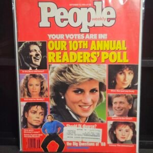 PEOPLE WEEKLY Magazine Princess Dianna Bruce Springsteen Cybill Shepherd Michael Jackson Cher Dan Quayle Tiffany