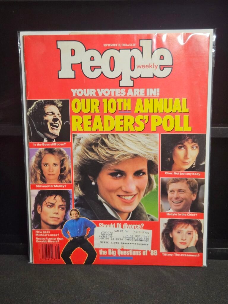 PEOPLE WEEKLY Magazine Princess Dianna Bruce Springsteen Cybill Shepherd Michael Jackson Cher Dan Quayle Tiffany