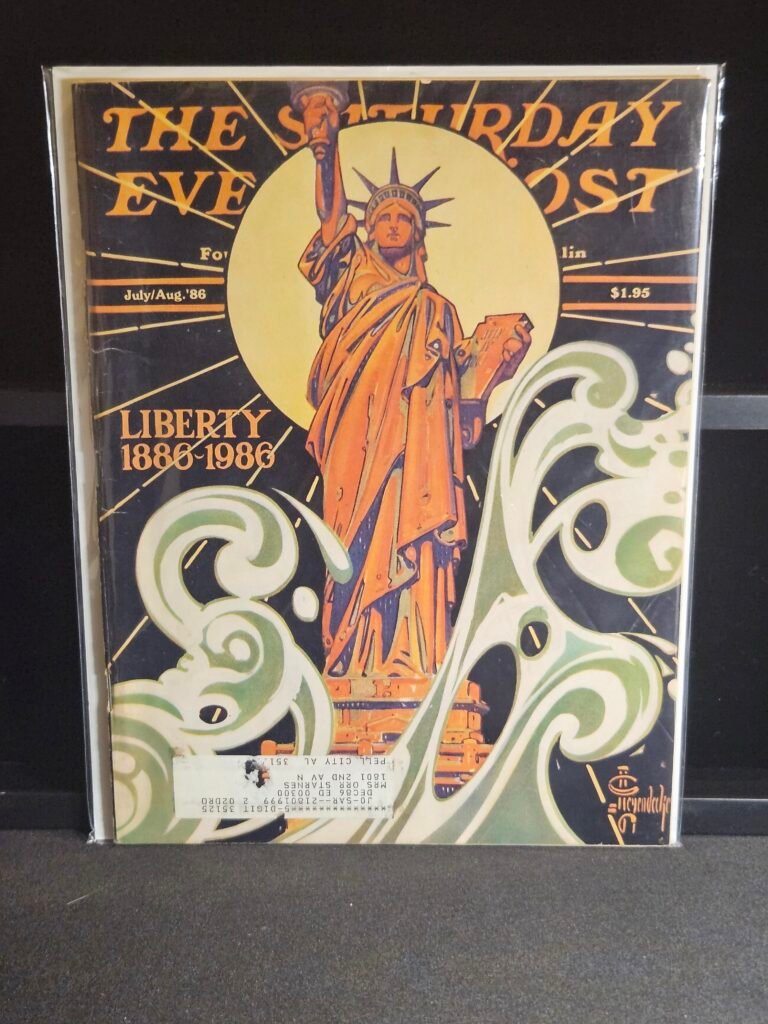 The Saturday Evening Post Magazine July 1986 Statue of Liberty