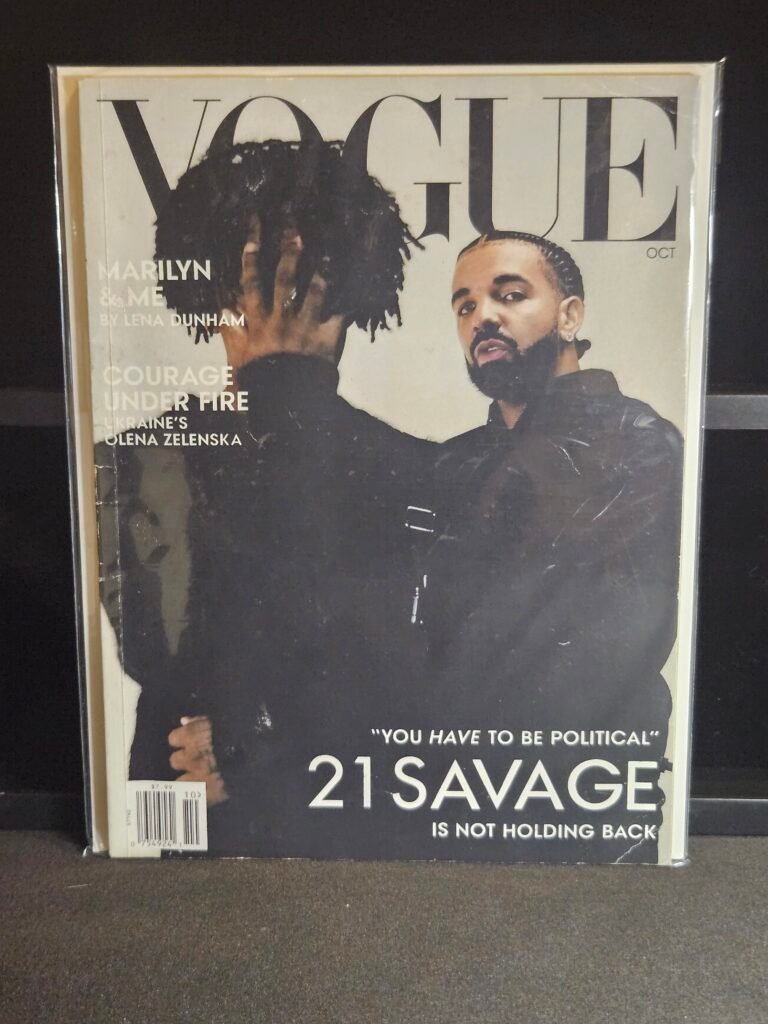 Vogue Magazine October 2022 Drake - 21 Savage