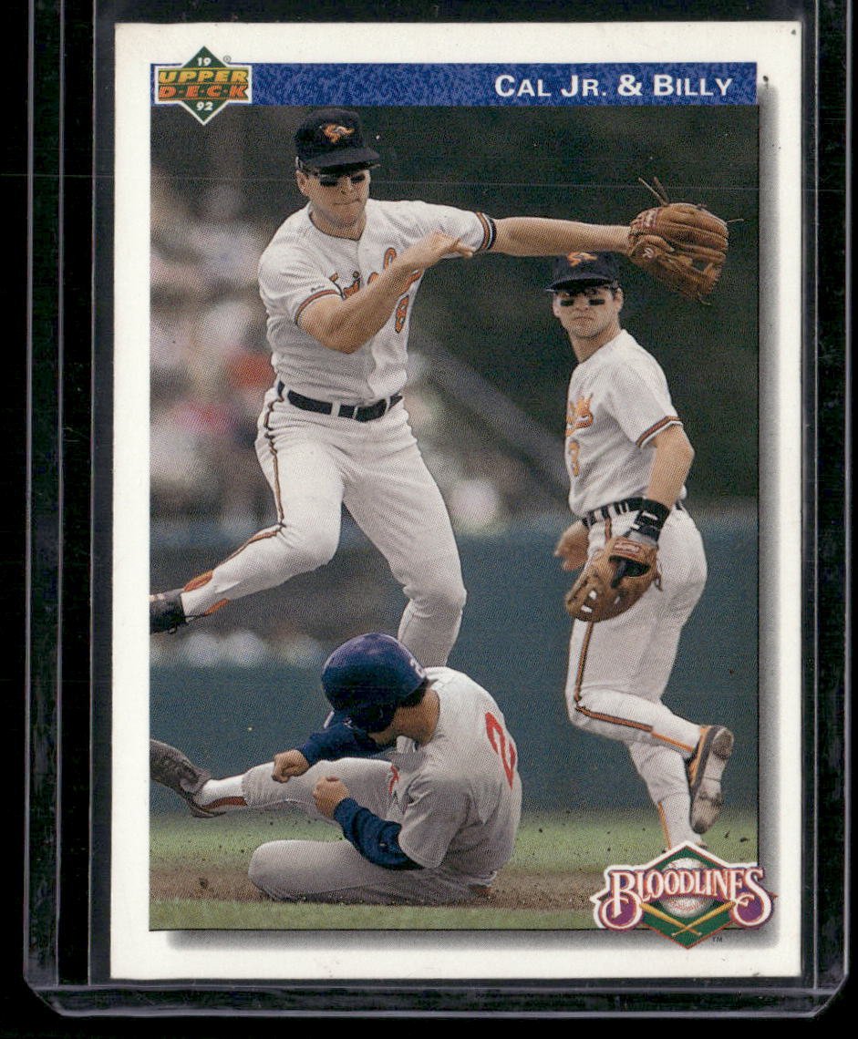 1992 Upper Deck Bloodlines #82 Cal Ripken Jr. & Billy Ripken