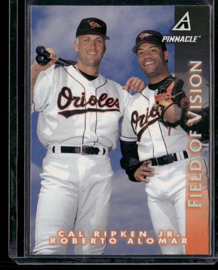 1997 Pinnacle Field of Vision #183 Cal Ripken Jr. & Roberto Alomar