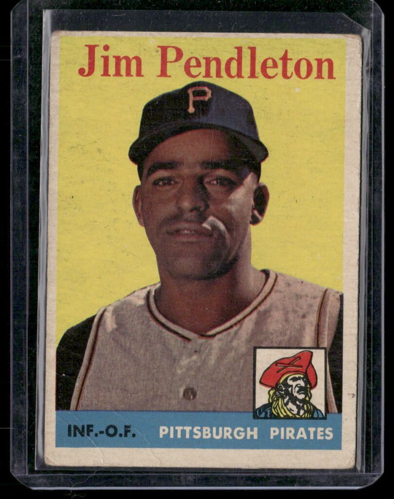 1958 Topps Baseball #104 Jim Pendleton