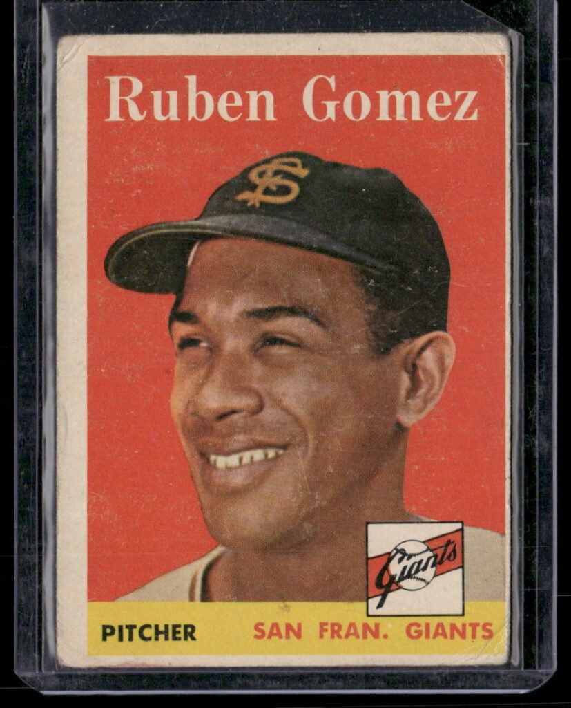 1958 Topps Baseball #335 Ruben Gomez