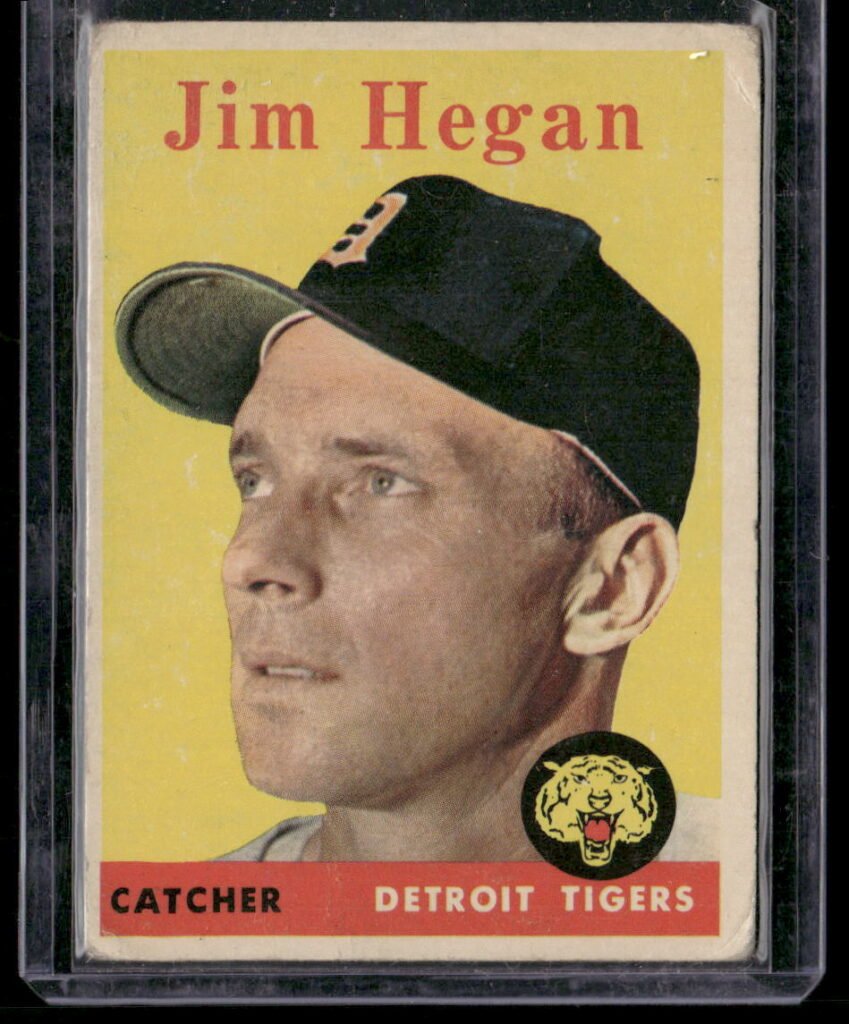1958 Topps Baseball #345 Jim Hegan