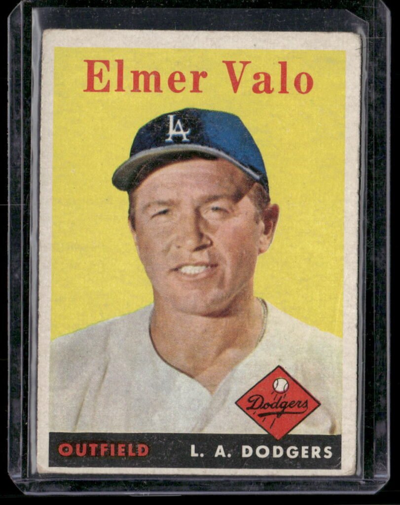 1958 Topps Baseball #323 Elmer Valo