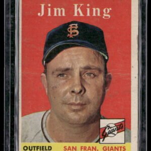 1958 Topps Baseball #332 Jim King