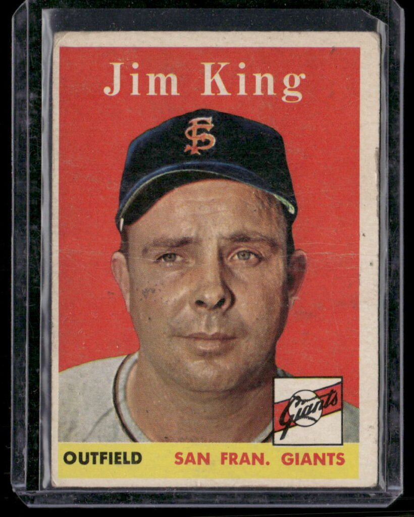 1958 Topps Baseball #332 Jim King