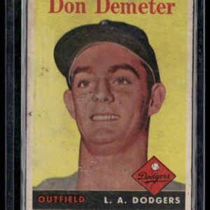 1958 Topps Baseball #244 Don Demeter