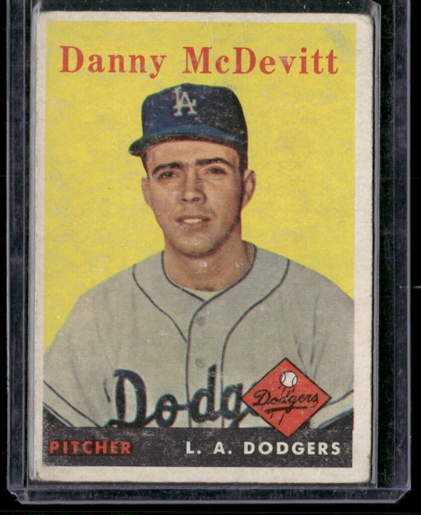 1958 Topps Baseball #357 Danny McDevitt