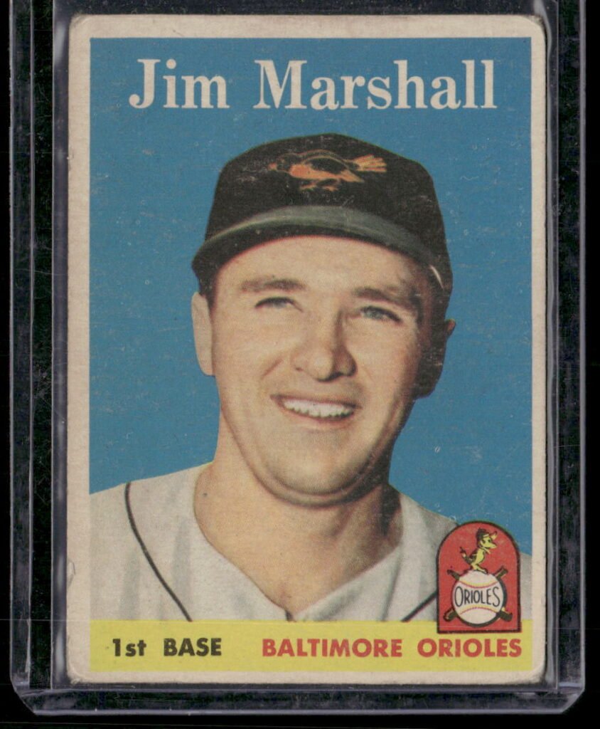 1958 Topps Baseball #441 Jim Marshall